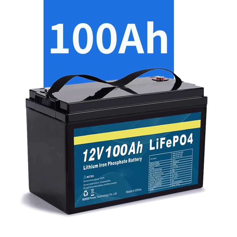 12V100AH ​​lifepo4 batteri